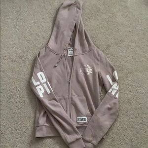 Pink ZipUp hoodie